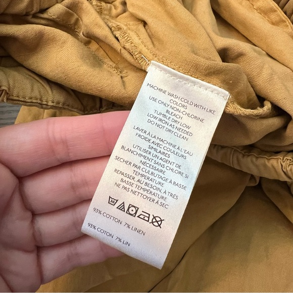 Free People Kahlani Harem Pull-On Pants Gold Medium NWT - Picture 11 of 15